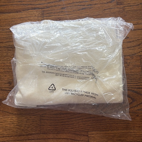 J.Crew NWT Button Neck Poncho One Size Ivory - Picture 7 of 7